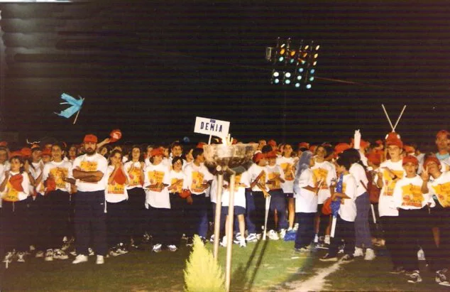 Imagen: La noche de la inauguración de los Minijocs de 1997