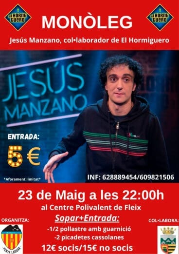 Monólogo de Jesús Manzano para la Penya Valencianista de la Vall de Laguar