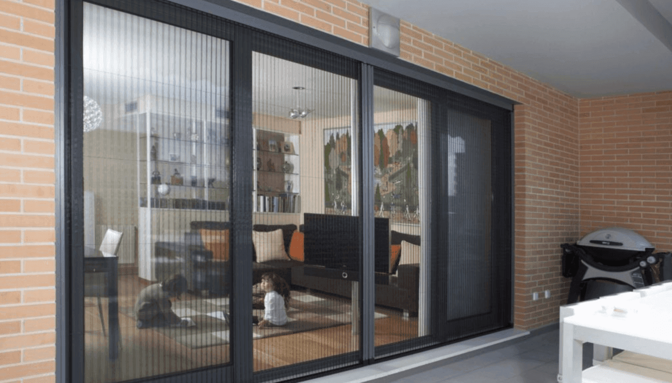 Mosquiteras plisadas con diseño elegante