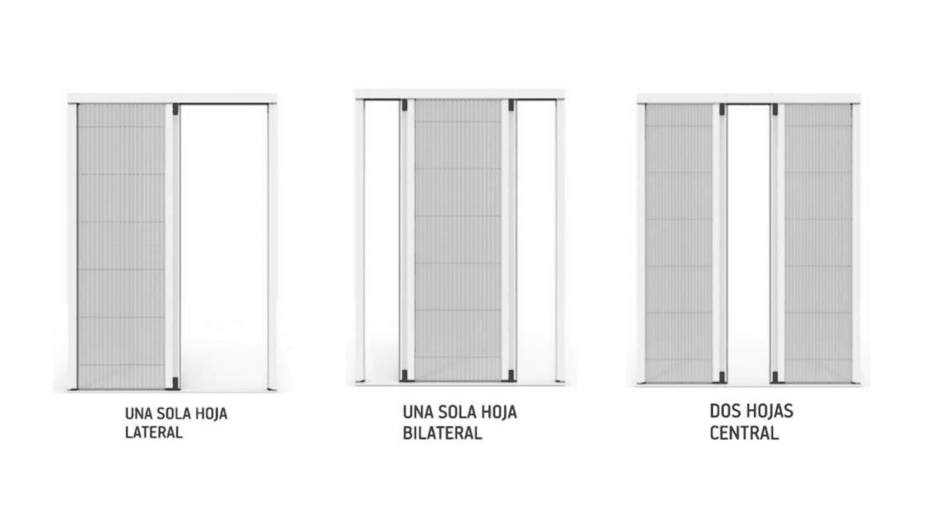 Mosquiteras plisadas con diseño elegante en Alucardona