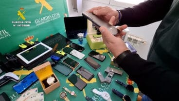 Objetos incautados en la operación Humbert