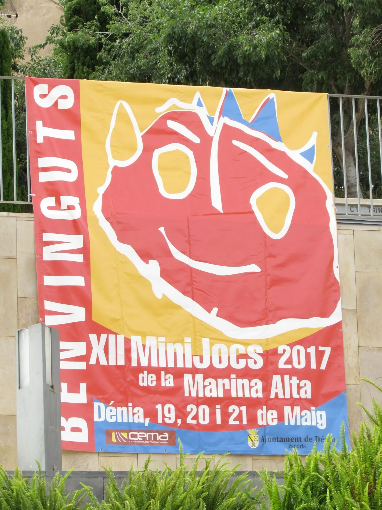 Pancarta de los Minijocs de 2017