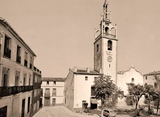 placa del poble y la iglesia de la purissima concepcio de parcent arxiu municipal de parcent