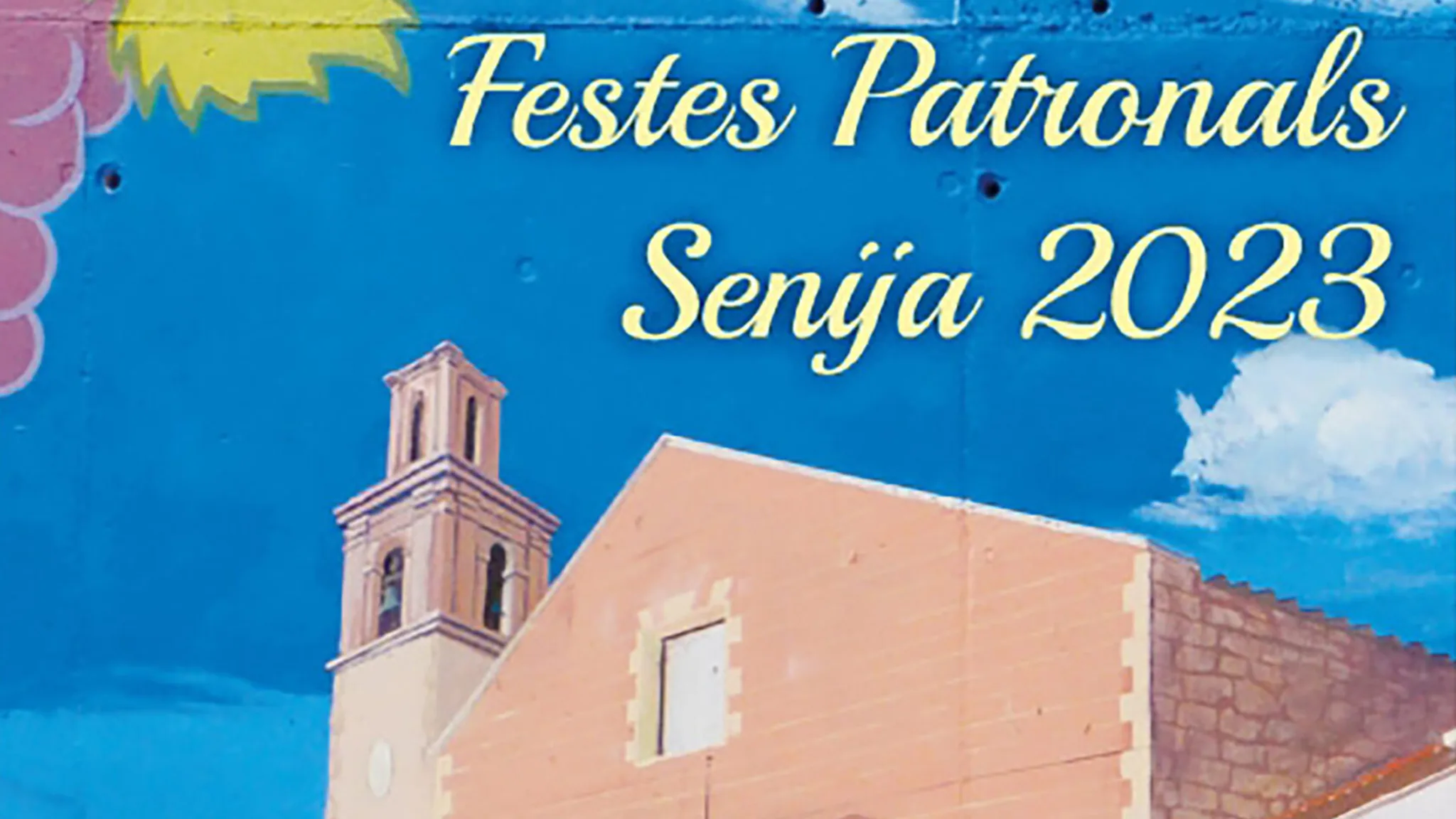 portada del libro de fiestas de senija en 2023