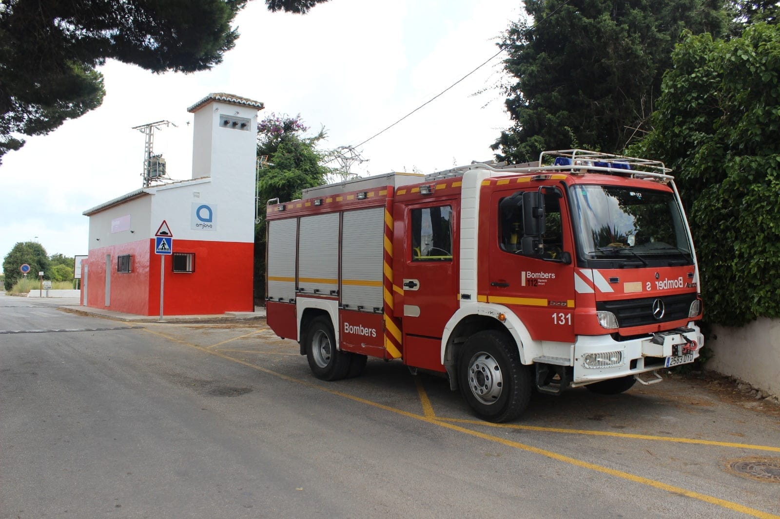 reten de bomberos de