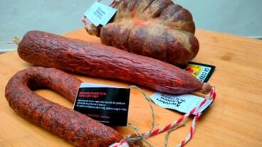 Sobrasadas de porc negre y ovella de la Marina
