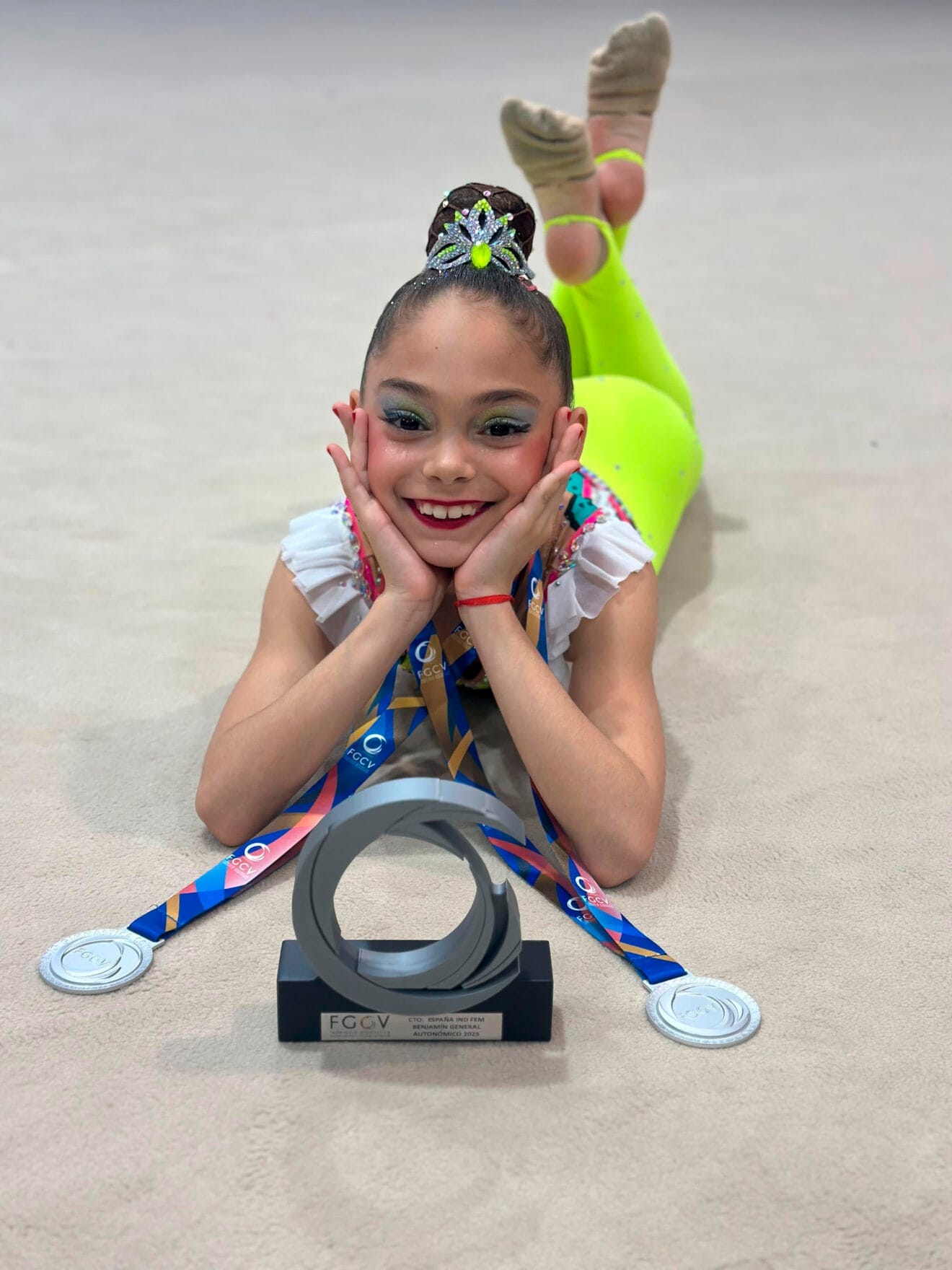 Triana Ruano, gimnasta del C.G. Les Marines de Calp
