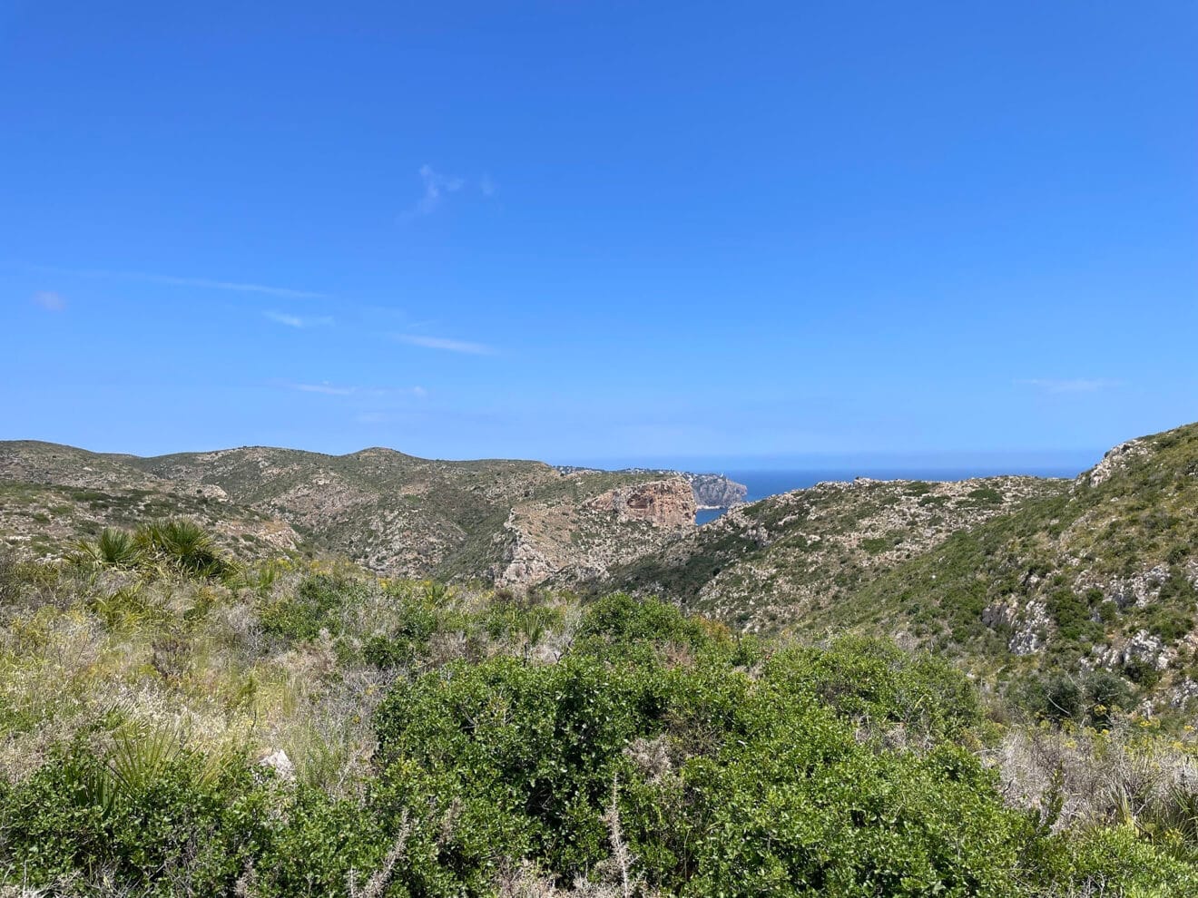 Vistas de la ruta de Benitatxell