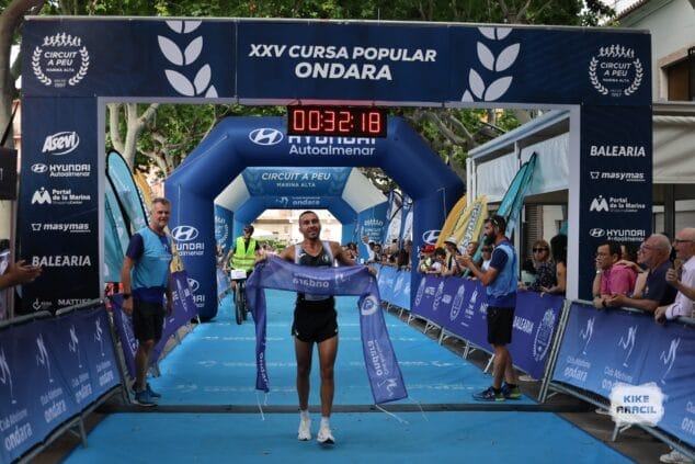 Imagen: Andres Macías, vencedor de Ondara