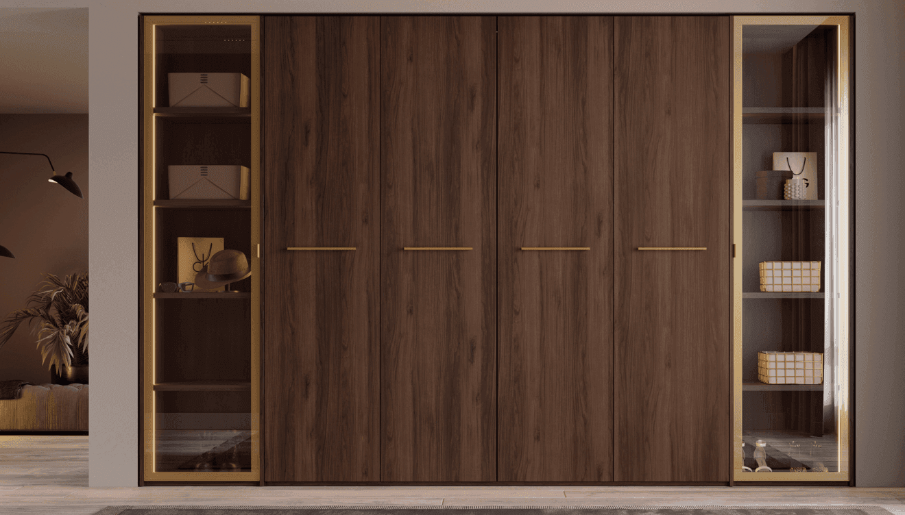 Armarios con puertas batientes para proteger tu intimidad