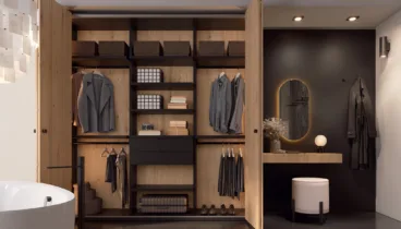 Armarios con puertas plegables