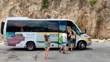 autobus lanzadera gratuito a la cala del moraig de benitatxell