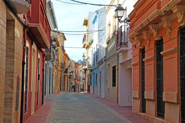 calle mayor de beniarbeig archivo
