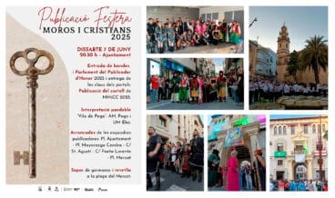 Cartel de la Publicació Festera de los Moros i Cristians de Pego 2025