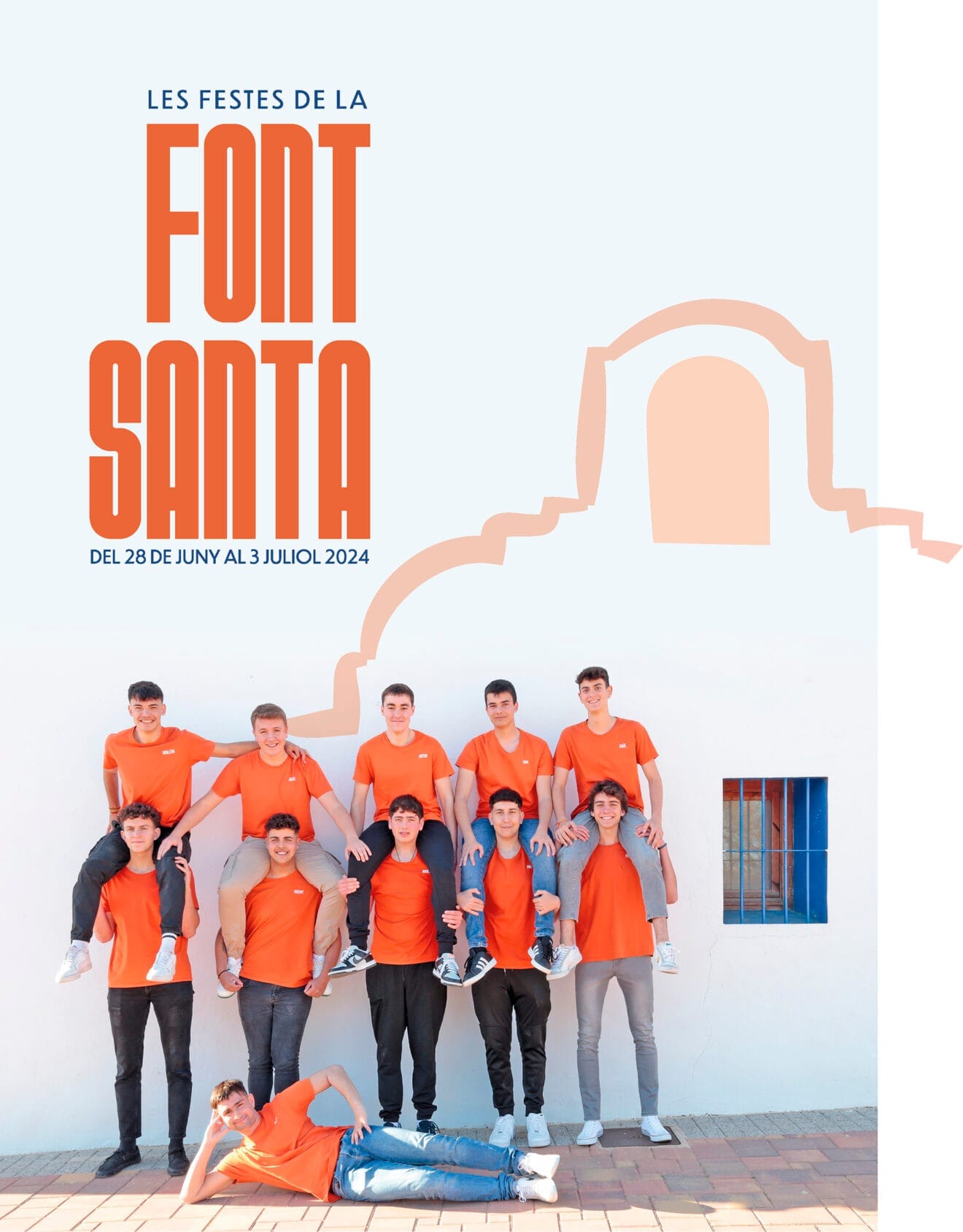 Cartel de las Fiestas de la Font Santa 2024 de Teulada Moraira