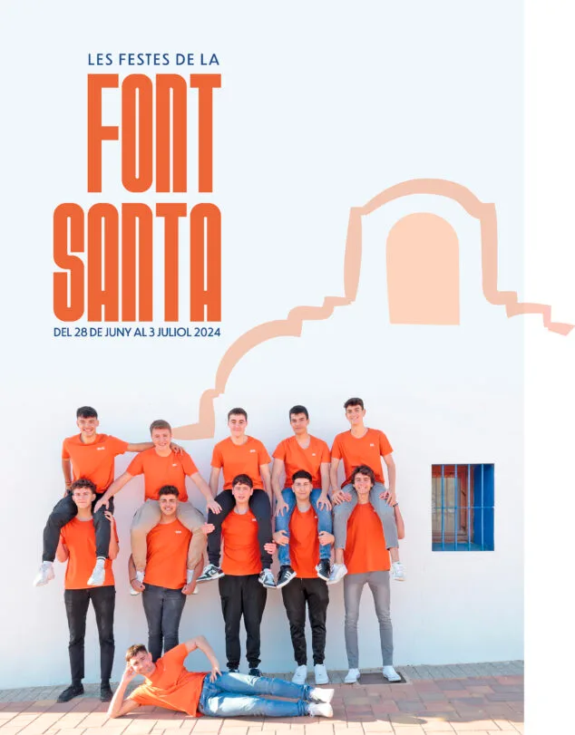 Imagen: Cartel de las Fiestas de la Font Santa 2024 de Teulada Moraira