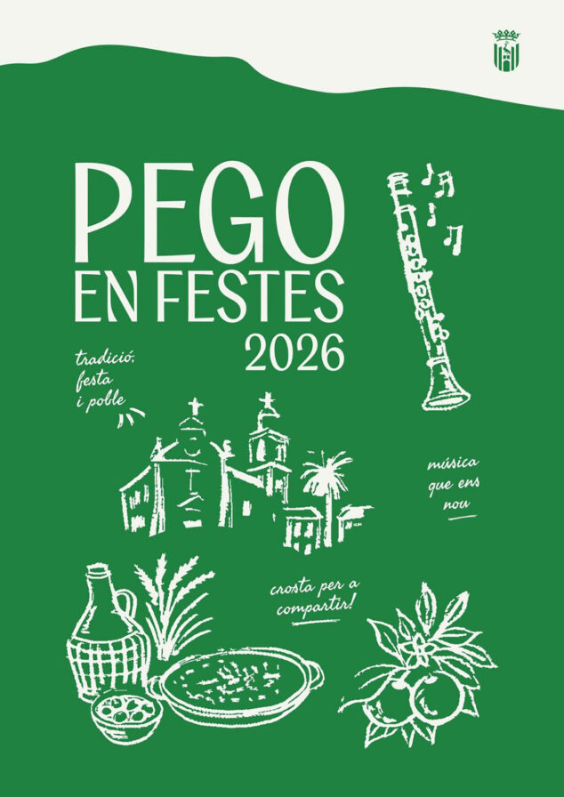 Imagen: Cartel de las fiestas de Pego de este año