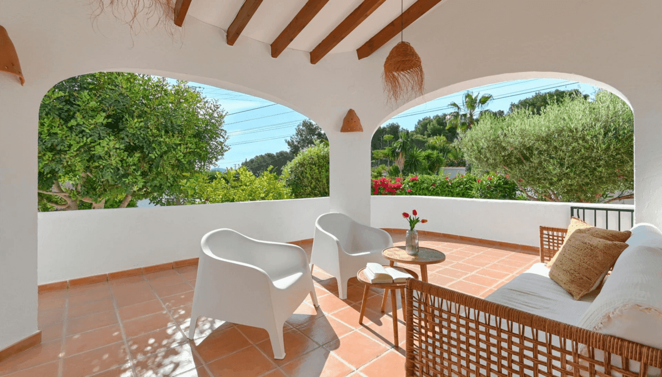 Cenas al aire libre en un entorno íntimo y acogedor