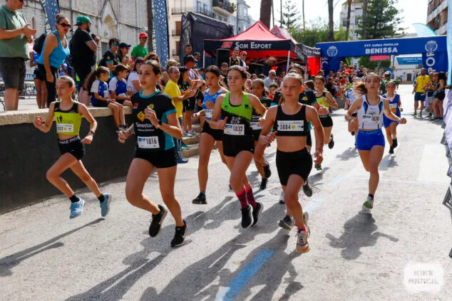 Imagen: Corredoras infantiles en Benissa en 2024