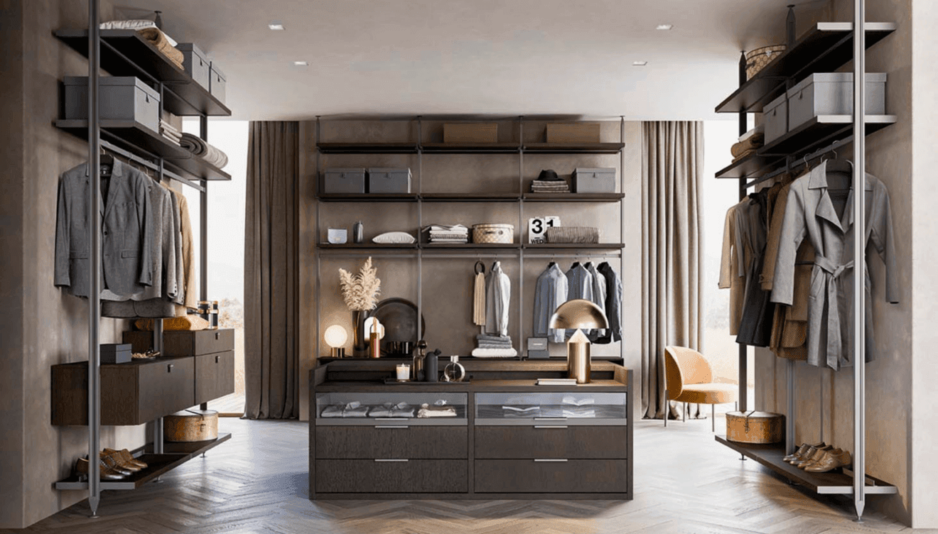 Elegancia y sofisticación en tu vestidor