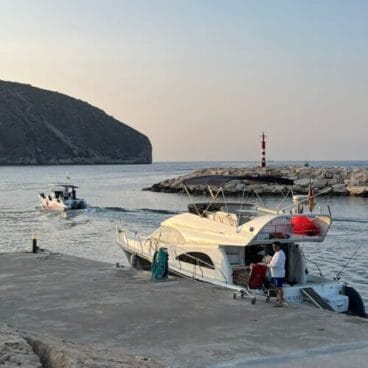 Embarcaciones en el puerto de Moraira