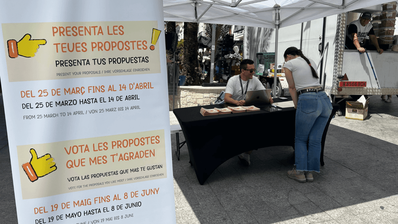 Estand Presupuestos Participativos Benissa 2025