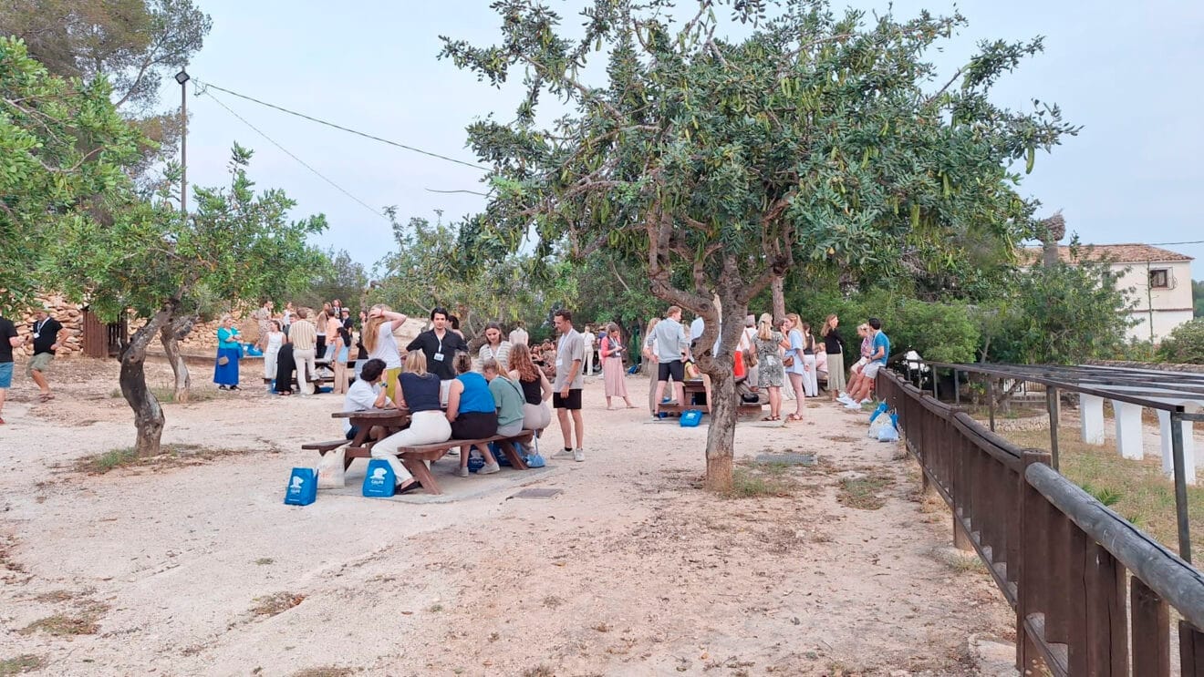 Excursión del evento formativo destinado a estudiantes universitarios neerlandeses en Calp