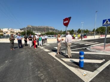 Inauguración de la nueva avenida Calp llamada Felipe VI