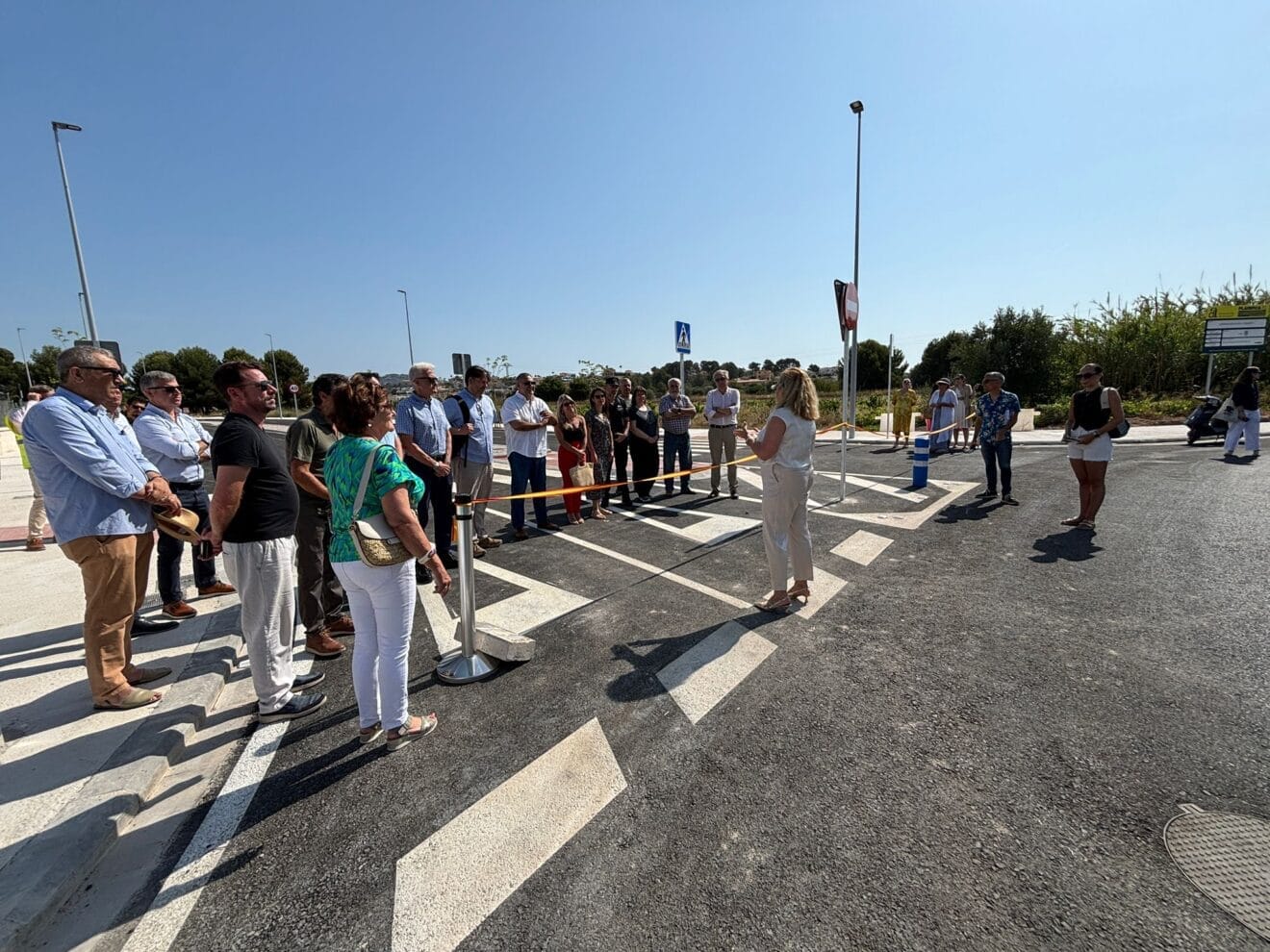 Inauguración de la nueva avenida Calp llamada Felipe VI