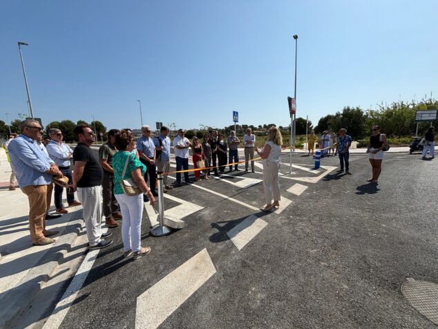 La nueva avenida de Calp: se inaugura el Vial J que pasa a denominarse Avenida Felipe VI 3 Imagen: Inauguración de la nueva avenida Calp llamada Felipe VI