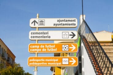 indicacions de la plaça gabriel miro de teulada