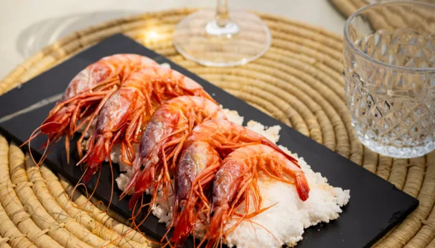 las gambas que saben a mediterraneo autentico