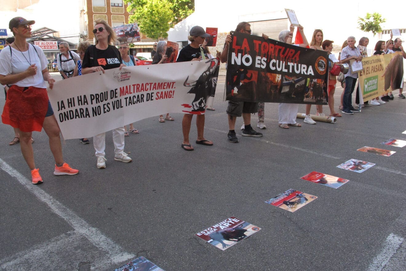 Manifestación antitaurina en Ondara en junio 2025 12