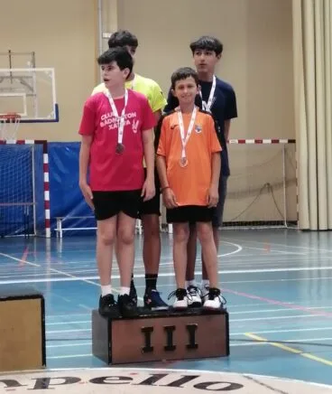 Podio Campeonato Bádminton