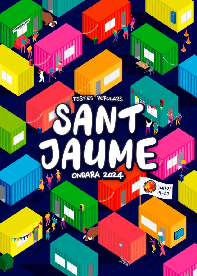 Programa de Fiestas de Sant Jaume 2024 de Ondara 1 Imagen: Portada de las Fiestas de Sant Jaume 2024