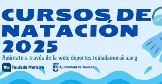 portada del curso de natacion de teulada