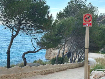 Prohibido el paso a animales a la cala del Moraig de Benitatxell