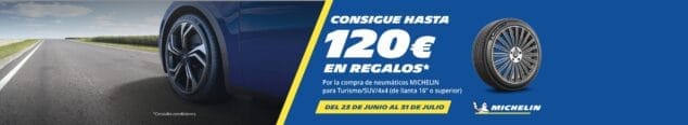 Imagen: Promoción para cambiar tus neumáticos Michelín este verano