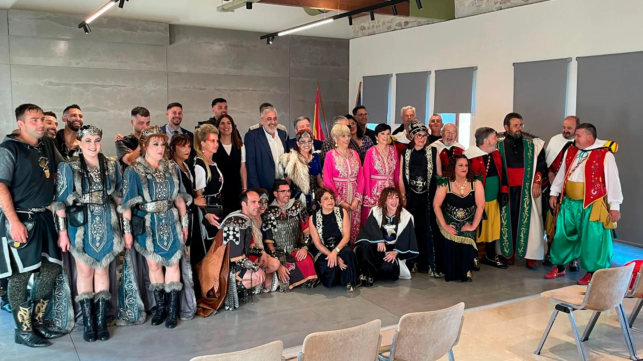 protagonistas de la publicacio festera de los moros i cristians de pego en 2024
