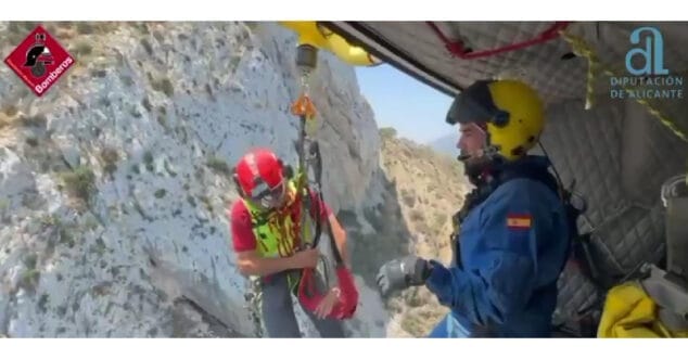 rescate en el penon de ifach