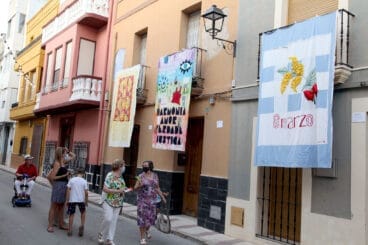 Tapices de Art al Vent en 2021 en Gata de Gorgos