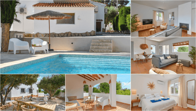 villa tres corazones la villa perfecta para tus vacaciones en moraira a pocos pasos de la playa