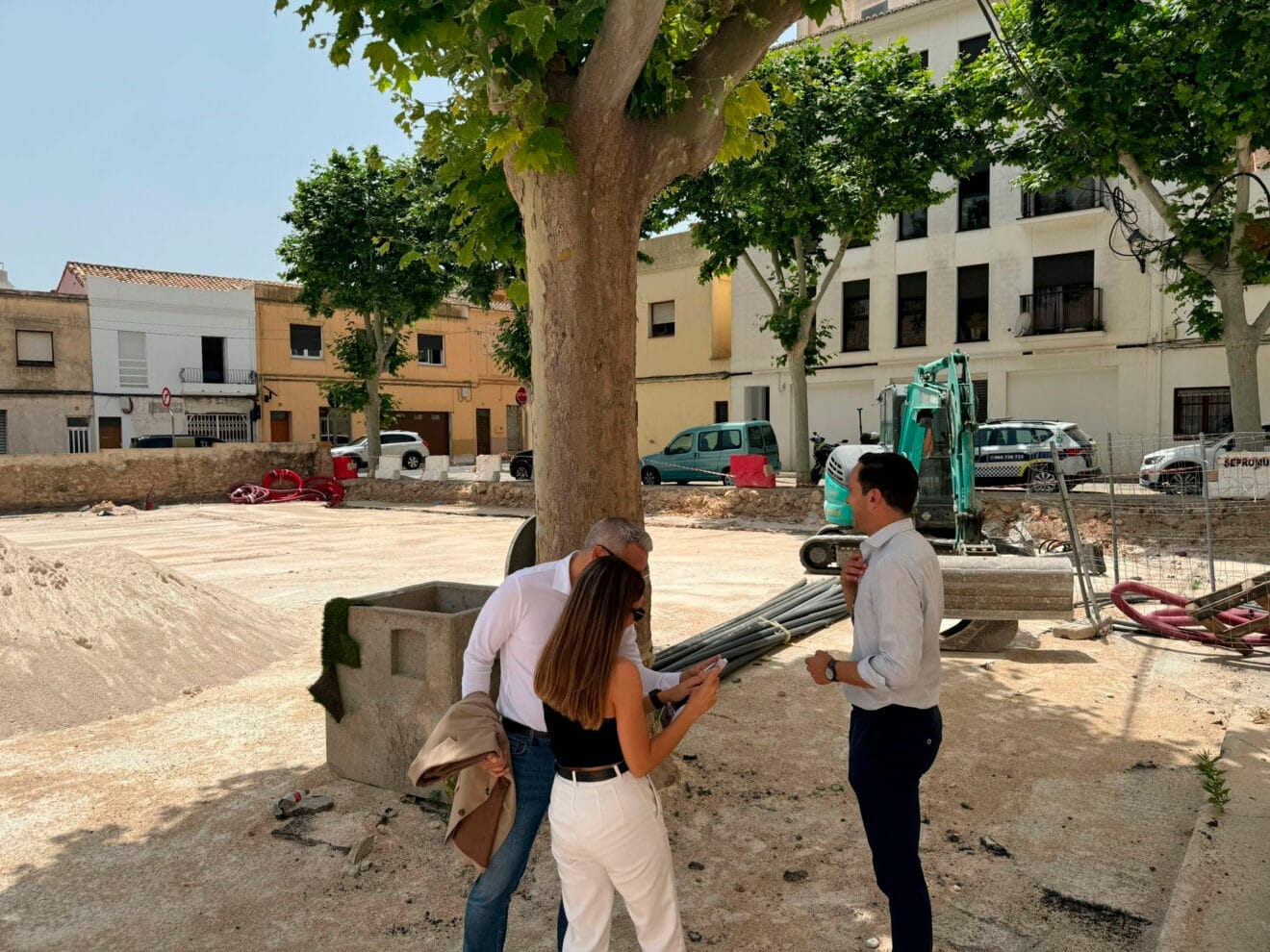 Visita a las obras en Benissa