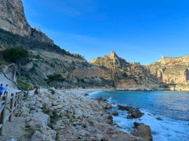 Vista de la cala Moraig de Benitatxell