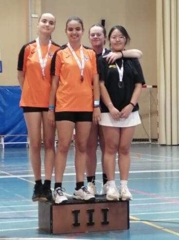 Jugadoras de bádminton