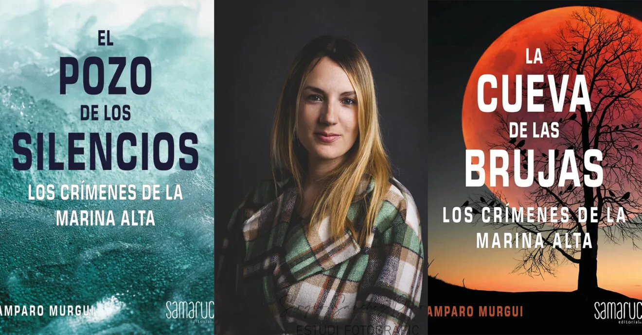 Amparo Murgui Maties, escritora de la saga 'Los crímenes de la Marina Alta'