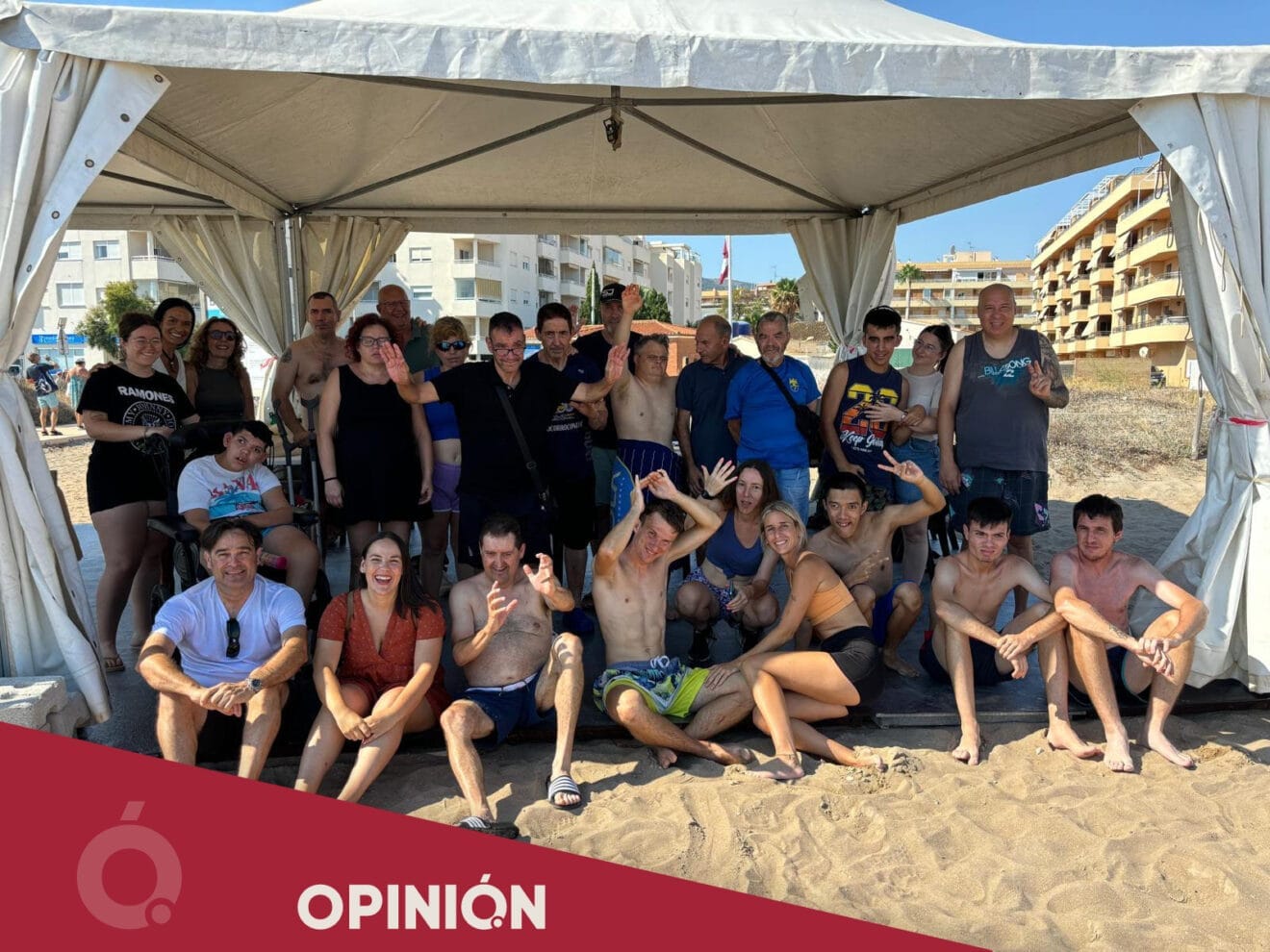 Carpa en la playa del Raset opinión Amadem