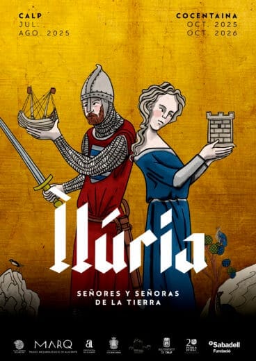 Cartel de la exposición en Calp ‘Llúria. Señores y Señoras de la Tierra’