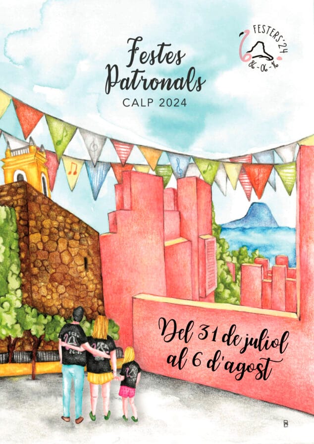 Programa de Fiestas Patronales de Calp Virgen de las Nieves 2024 2 Imagen: Cartel de las fiestas patronales de Calp de 2024
