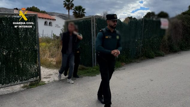 Imagen: Detención del sospechoso por robos en Benissa, Teulada y Calp